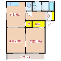 バリュージュM・Kの物件間取画像